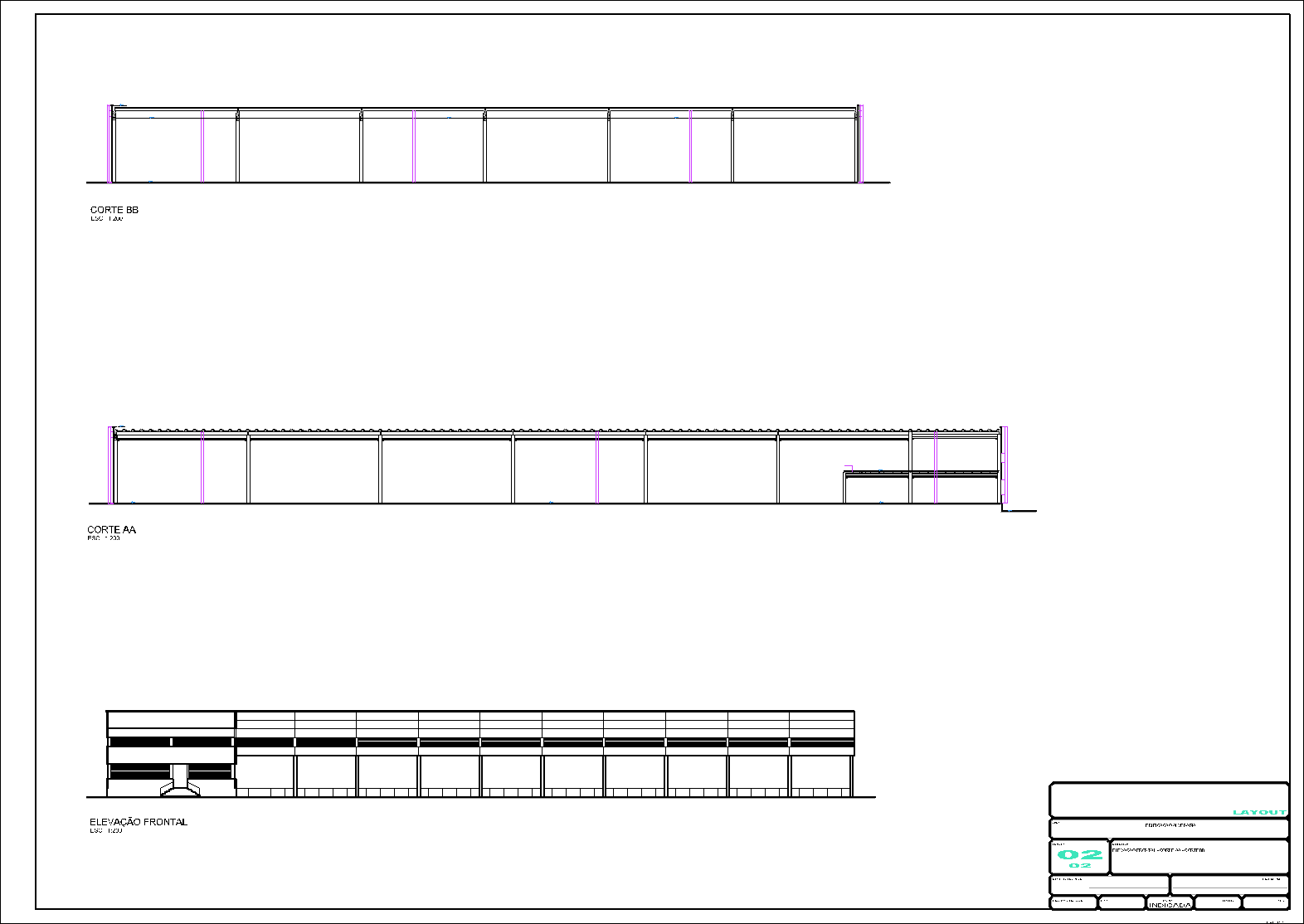 Centro de Distribuição, 5718 porta pallets + 1001 espaços, 2 pranchas A1