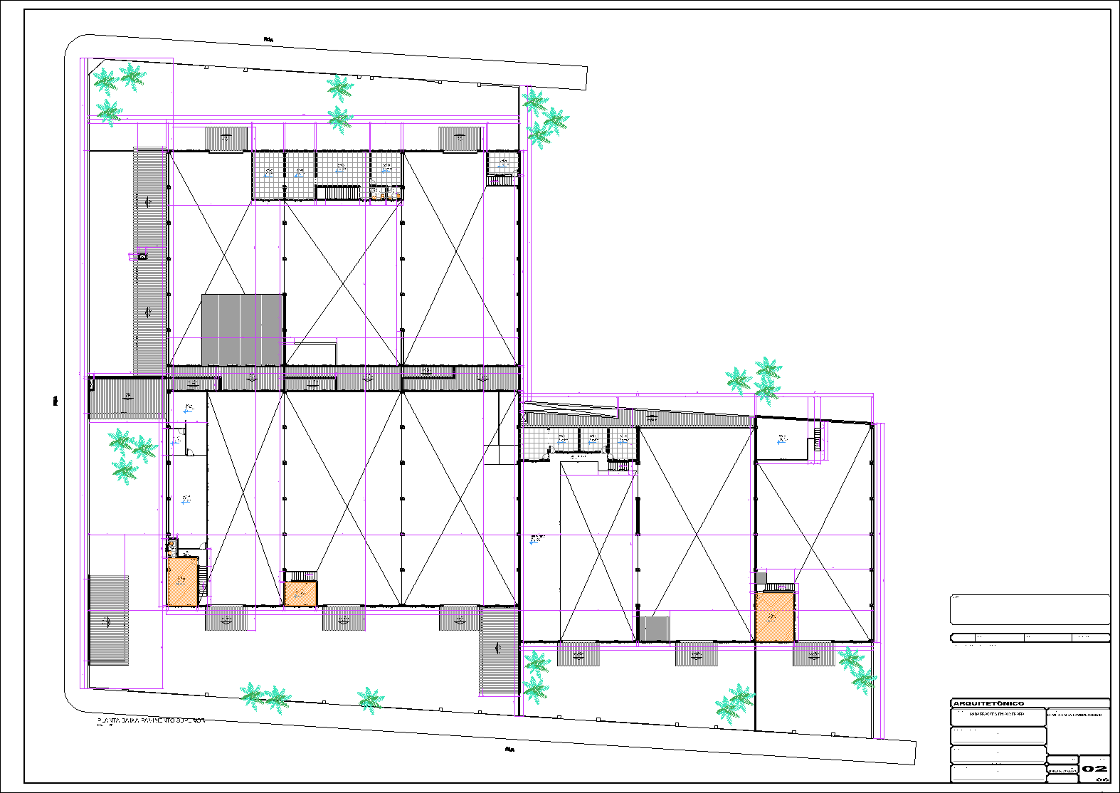 Industrial, arquitetônico, 2 pranchas A1