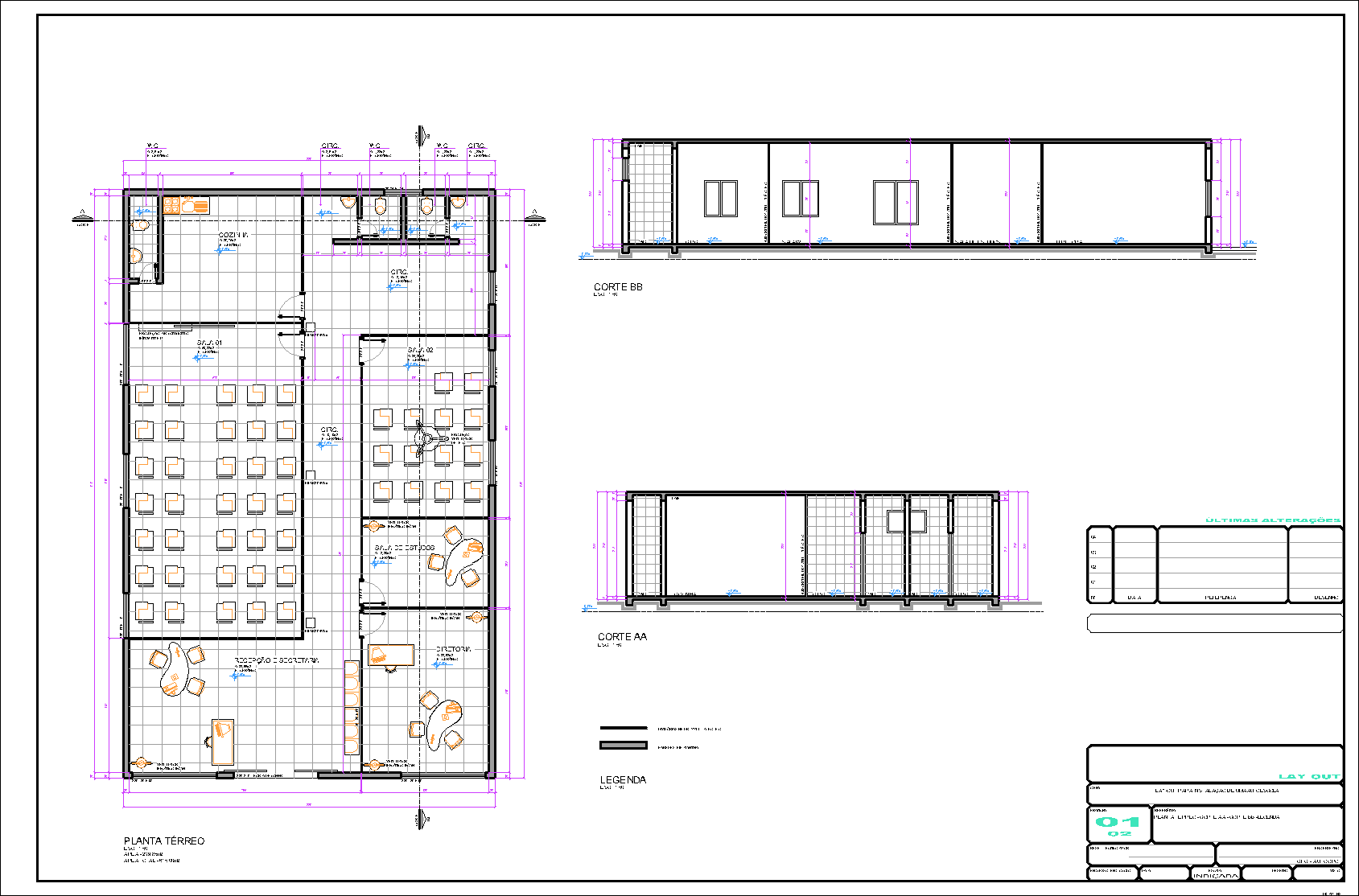 Pista para Moto Escola, Local de treinamento, 2 pranchas A1
