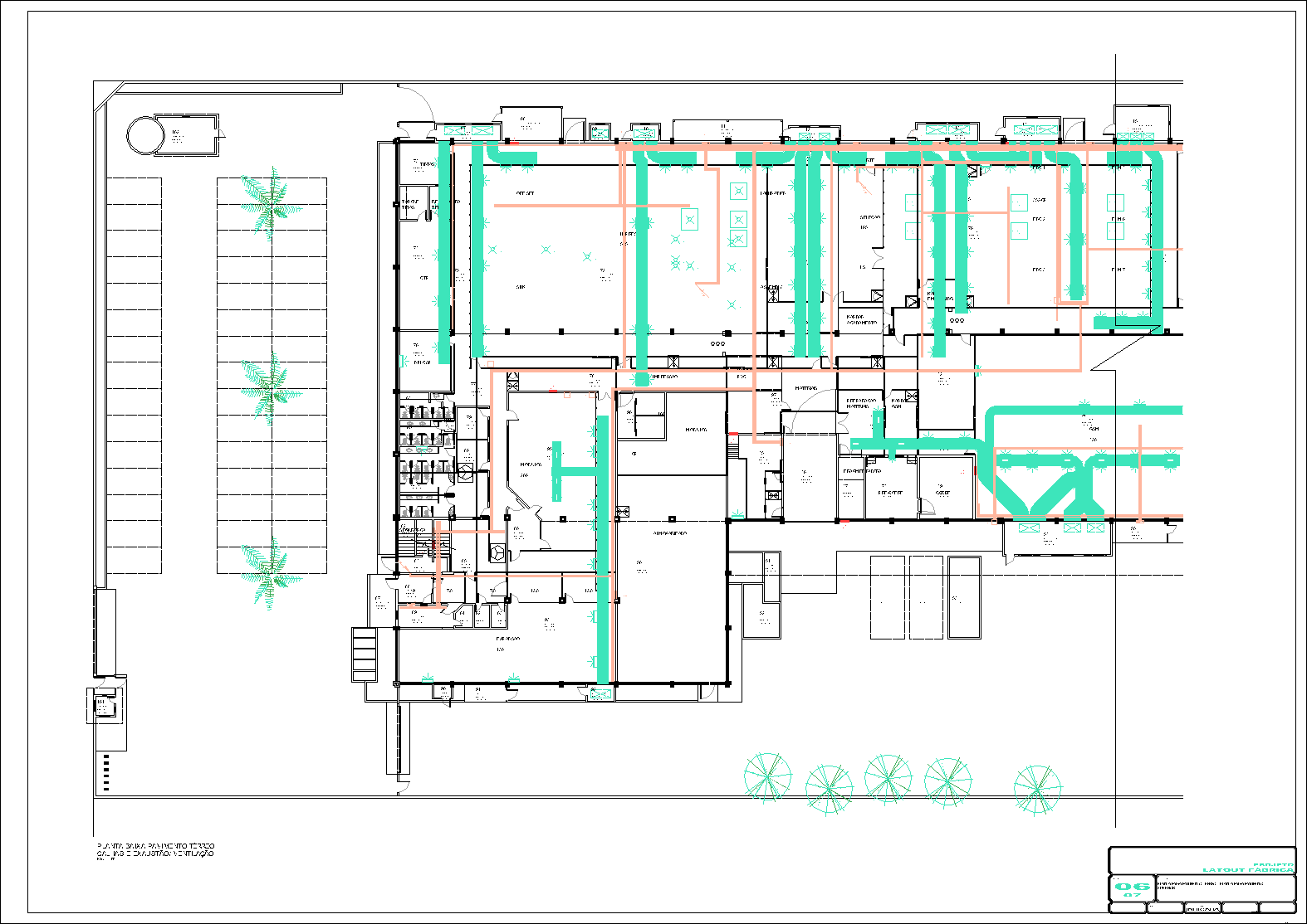 Industrial, arquitetônico, 7 pranchas A1