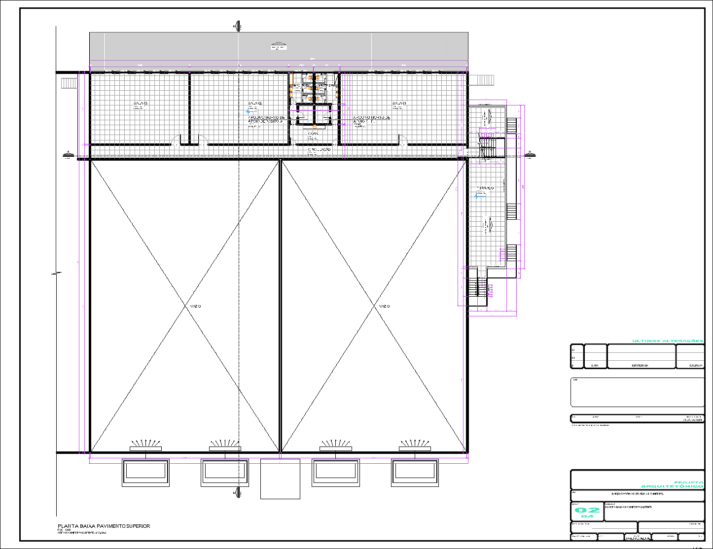 Centro de Distribuição, 2904 porta pallets, 4 pranchas A1