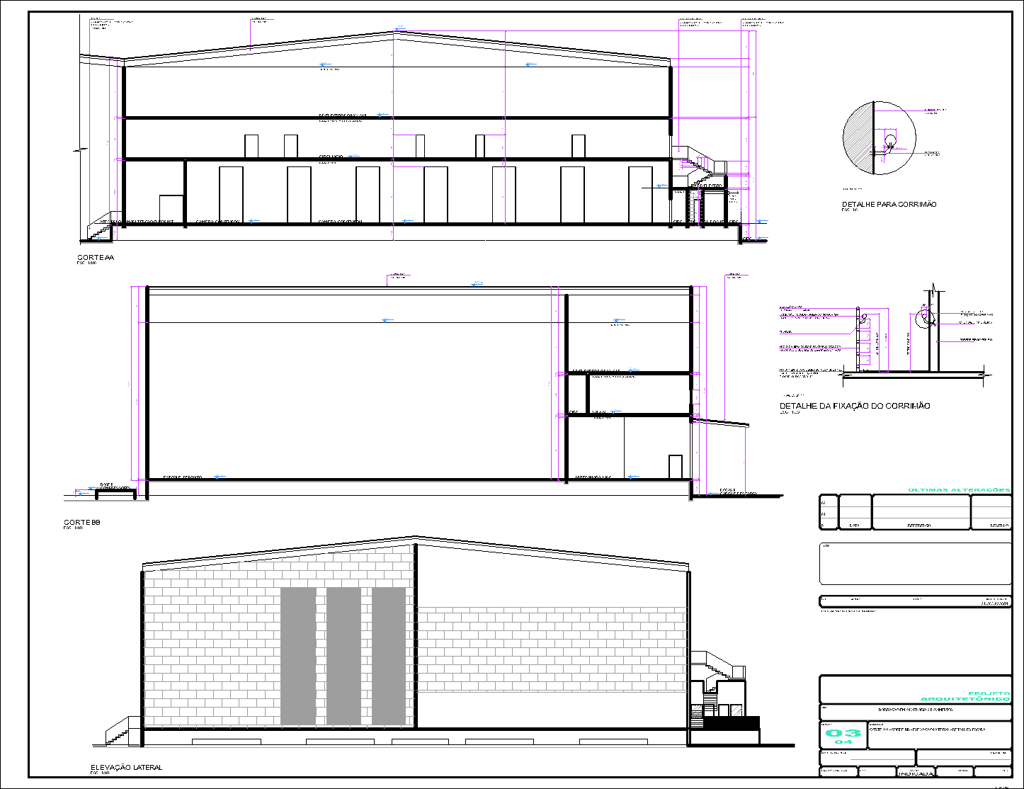 Centro de Distribuição, 2904 porta pallets, 4 pranchas A1