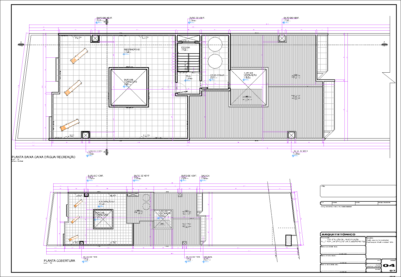 Prédio, 11 aptos., arquitetônico, 7 pranchas A1
