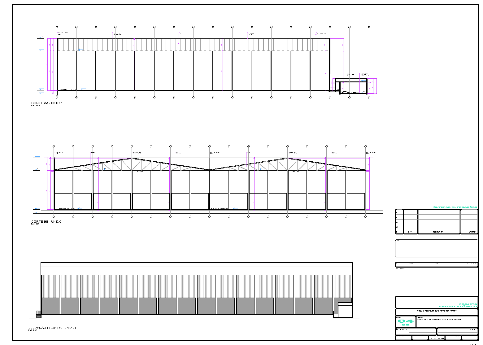Centro de Distribuição, 51696 porta pallets, 5 pranchas A1