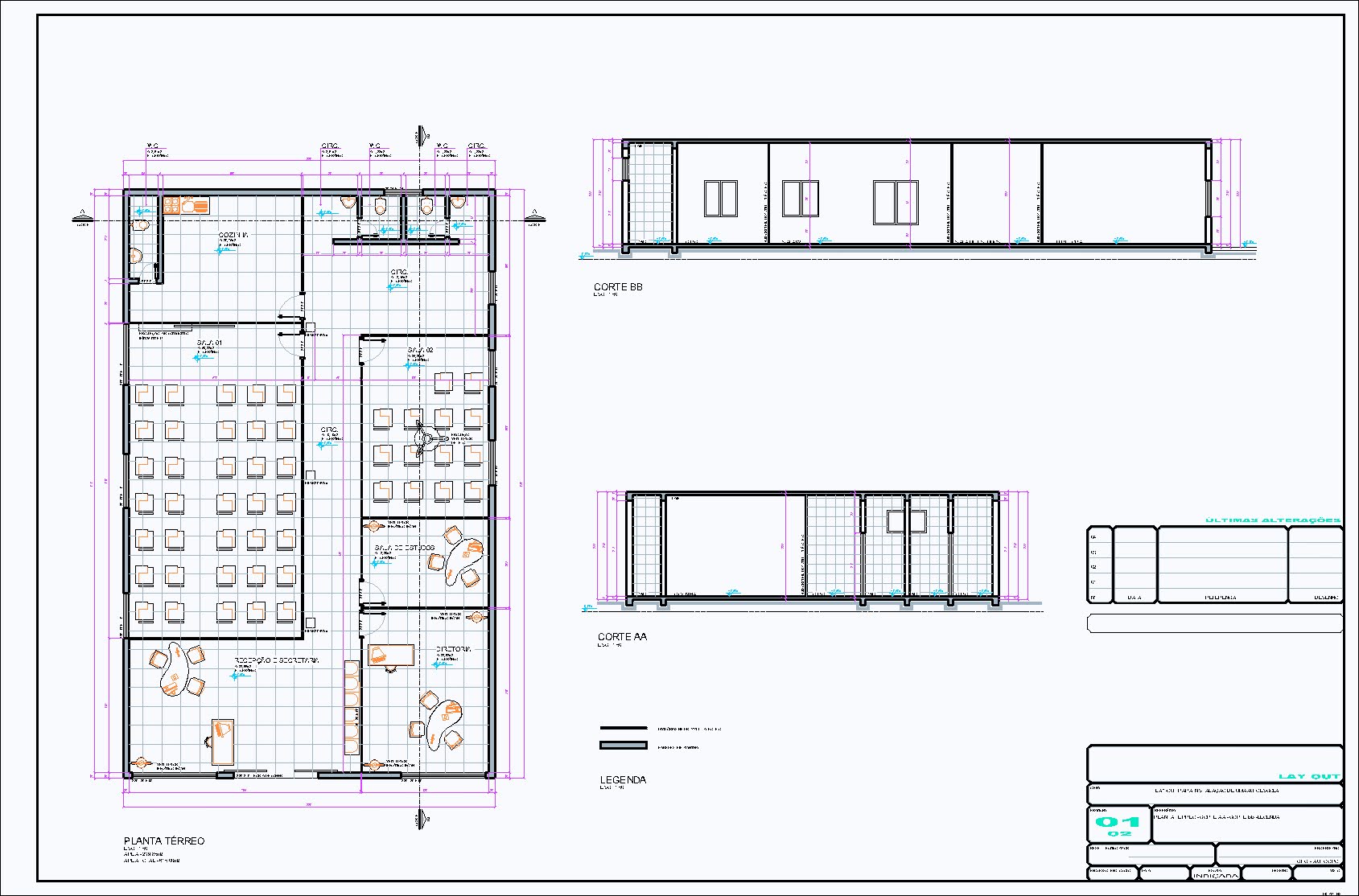 Pista para Moto Escola, Local de treinamento, 2 pranchas A1