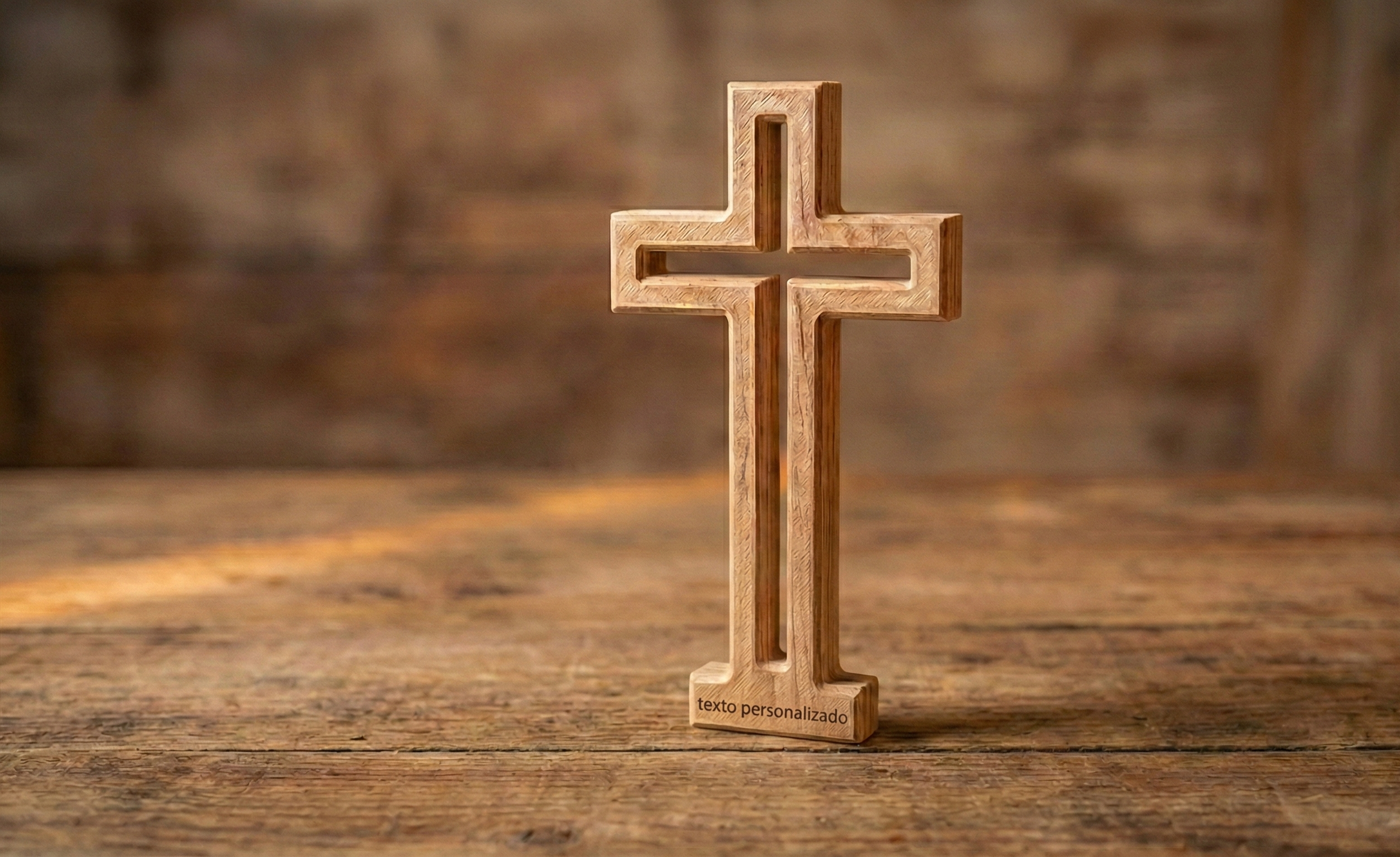 Cruz de 3D personalizada
