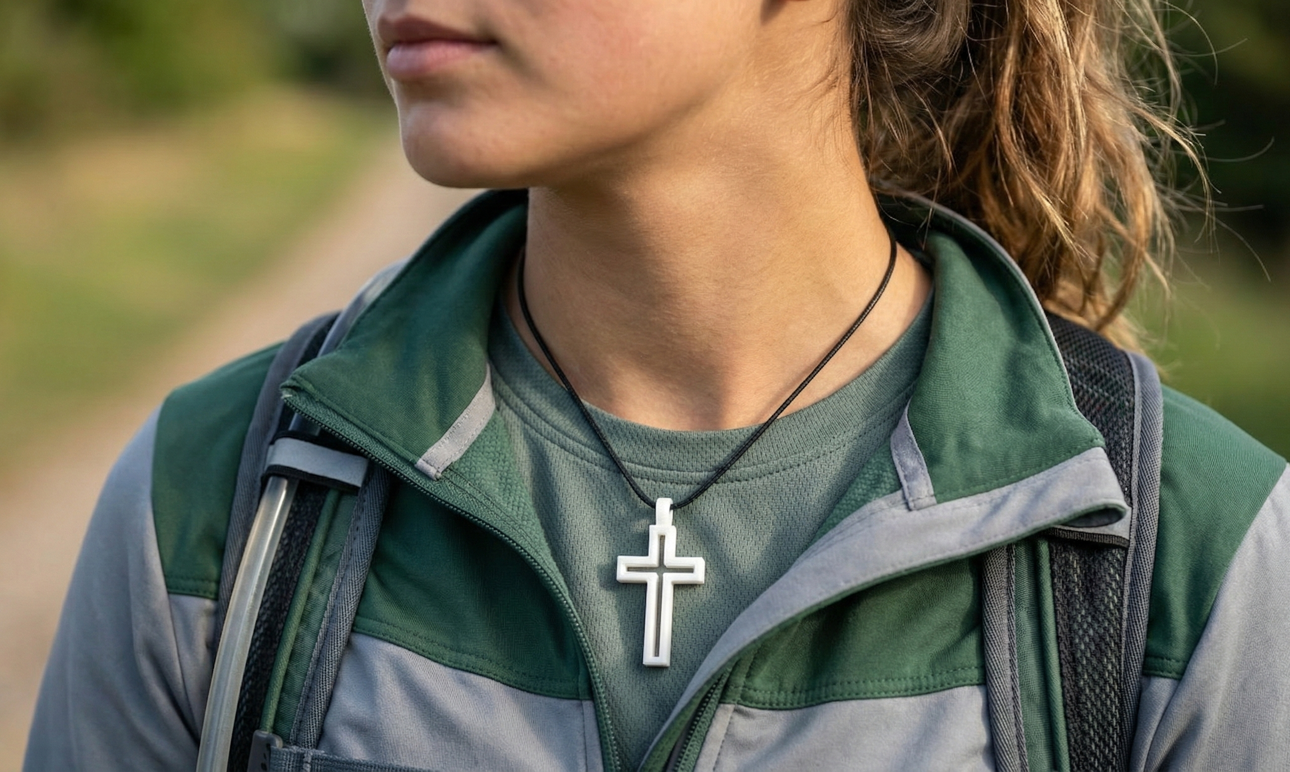 Collar de cruz de PLA