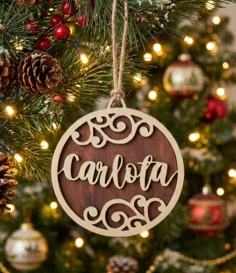 Bolas de Navidad estilo filigrana