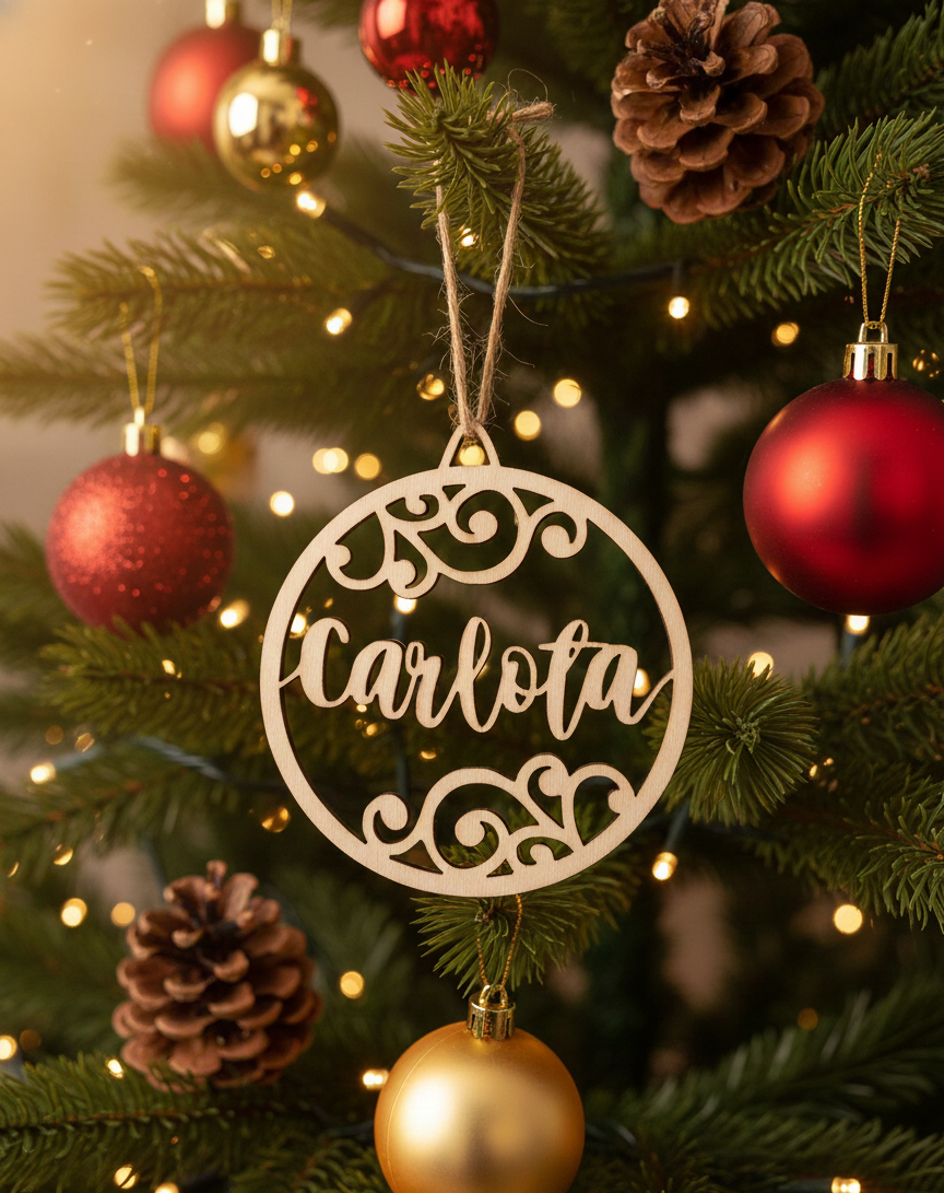 Bolas de Navidad estilo filigrana