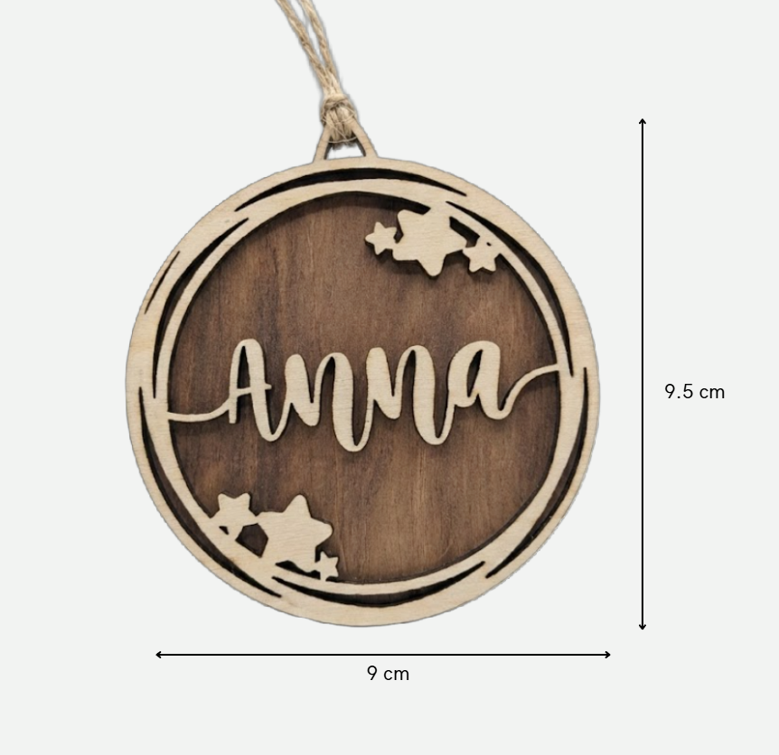 Bola de Navidad estilo estrellas