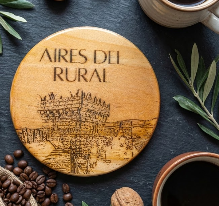 Posavasos de Madera Personalizados con Acabado en Resina