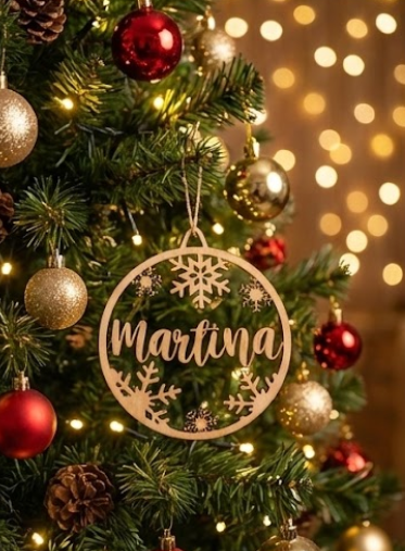 Bolas de navidad estilo copo interior