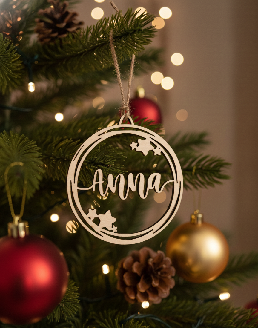 Bolas de Navidad estilo estrellas