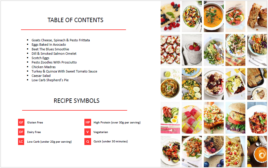 The Lean Muscle Recipe Pack