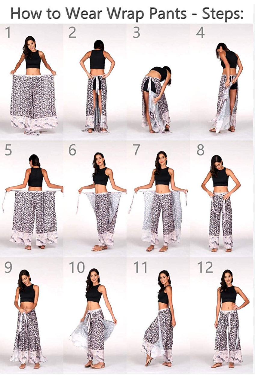 Classic Wrap Pants Fit 1