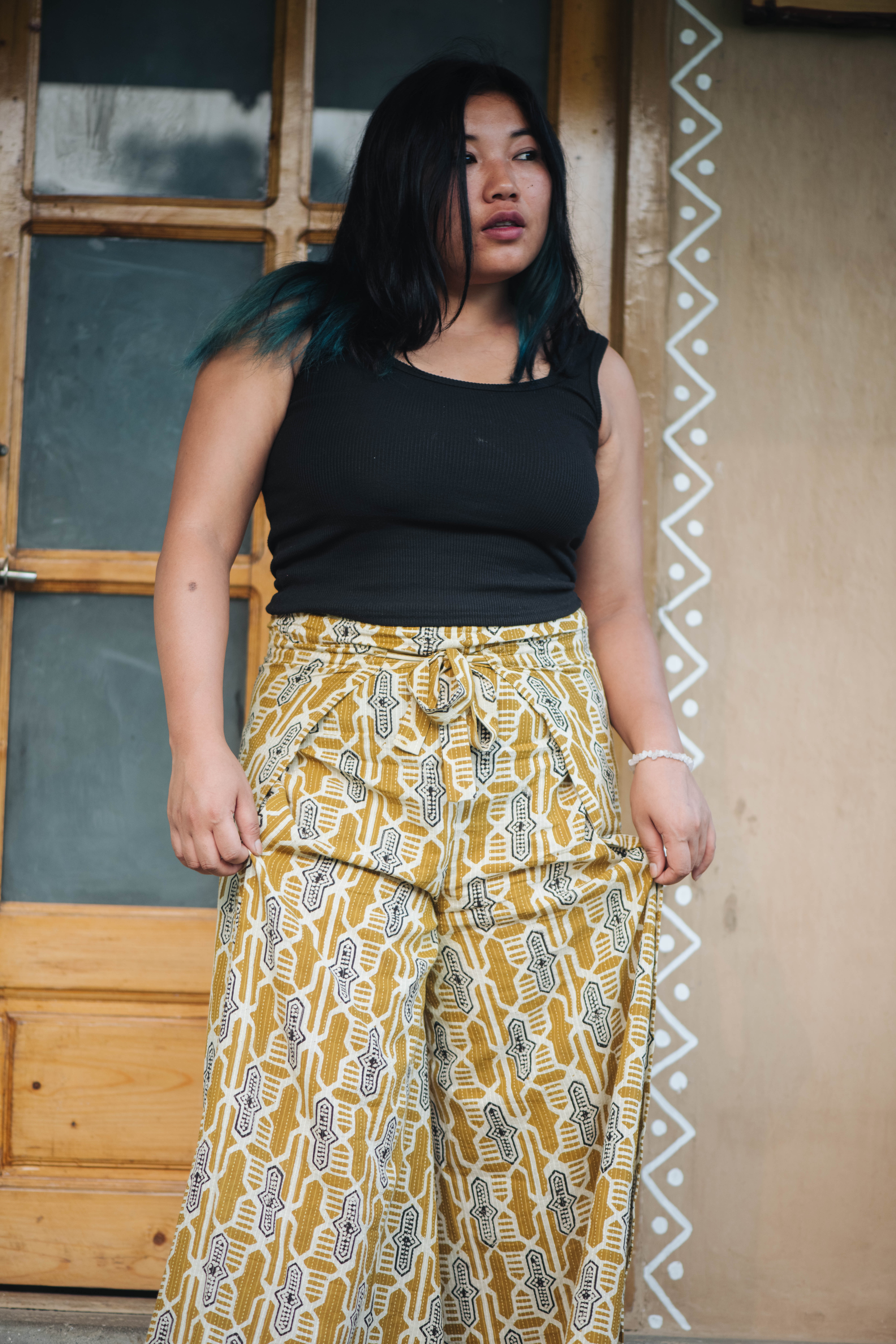 Classic Wrap Pants Fit 4