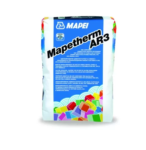 Adhesive and Plaster for Thermal Insulation MAPEI Mapetherm AR3 25 kg