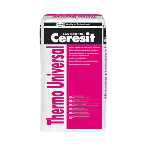 CERESIT THERMO UNIVERSAL adhesive and filler for thermal insulation 25 kg