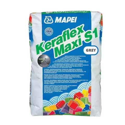 Tile Adhesive Mapei Keraflex Maxi S1 25 kg (Grey)