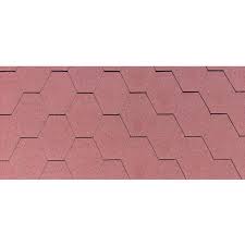 Bitumen tiles Hexa diferent colours by choise per 1m2