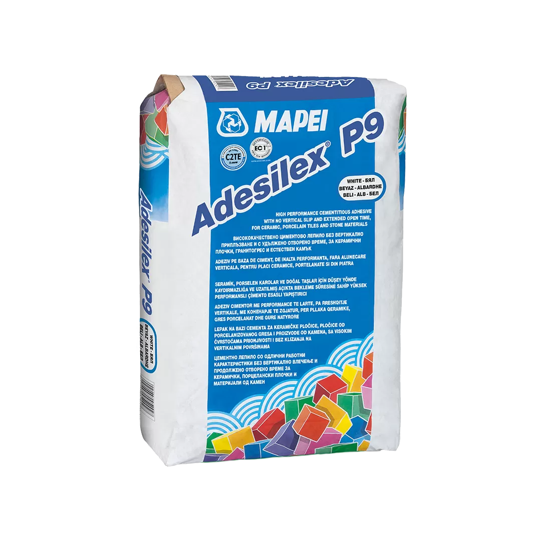 Tile Adhesive Mapei Adesilex P9 25 kg C2TE Grey