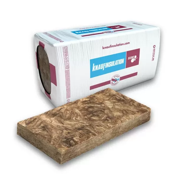 Glass Mineral Wool Knauf MPN 37 PLUS 100 mm (5.76 m², 8 slabs per package)