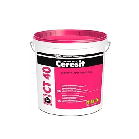 Acrylic Structural Paint Ceresit CT 40 15 kg