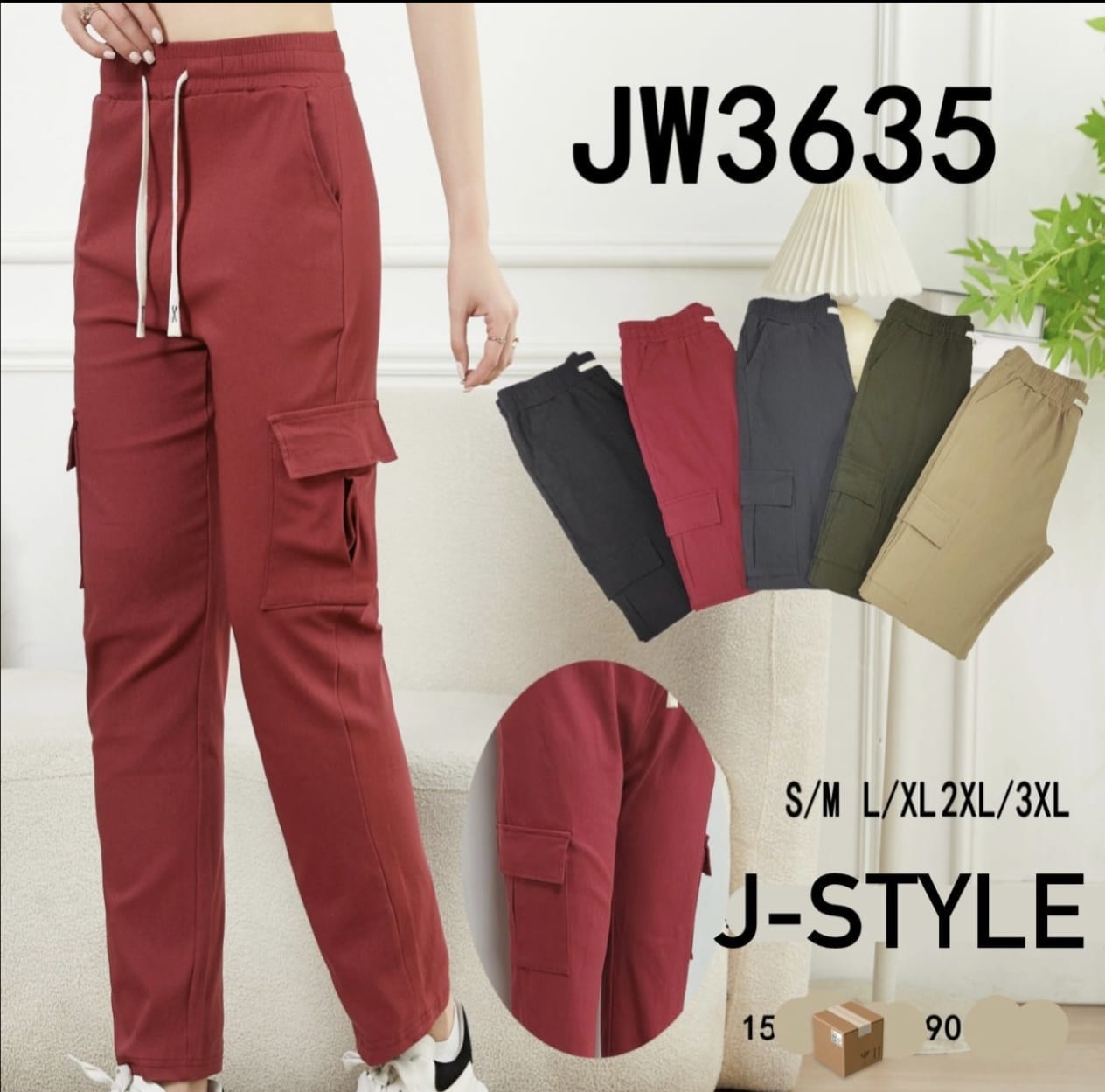 PANTS CARGO PARA DAMA 