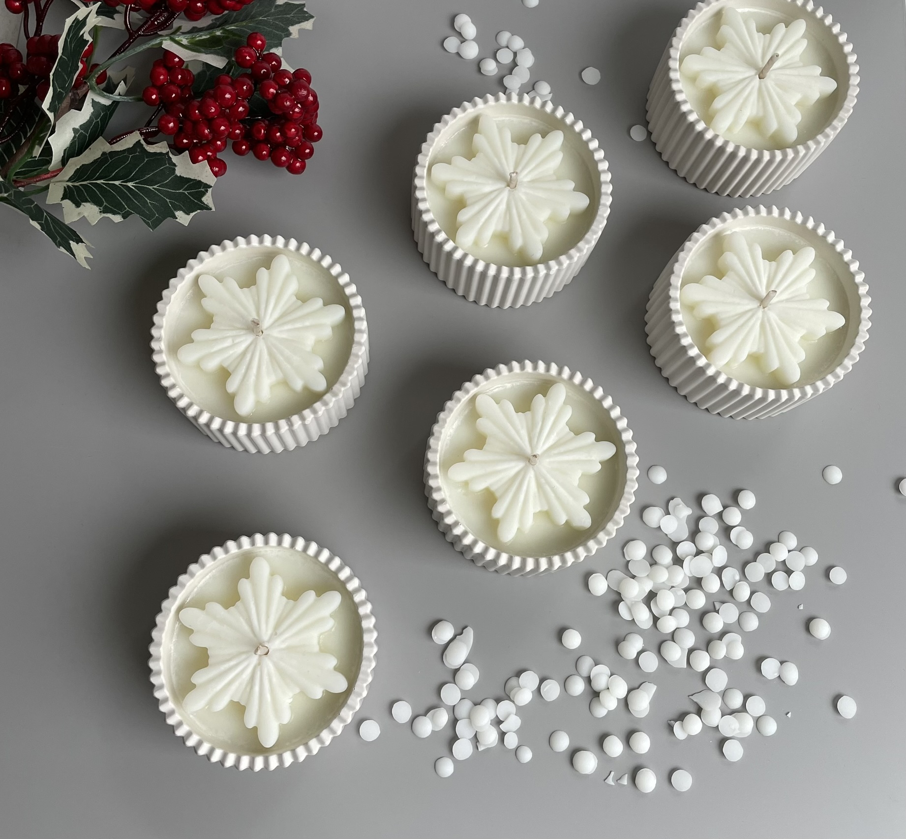 Žvakė Snaigė kvepianti Kalėdomis