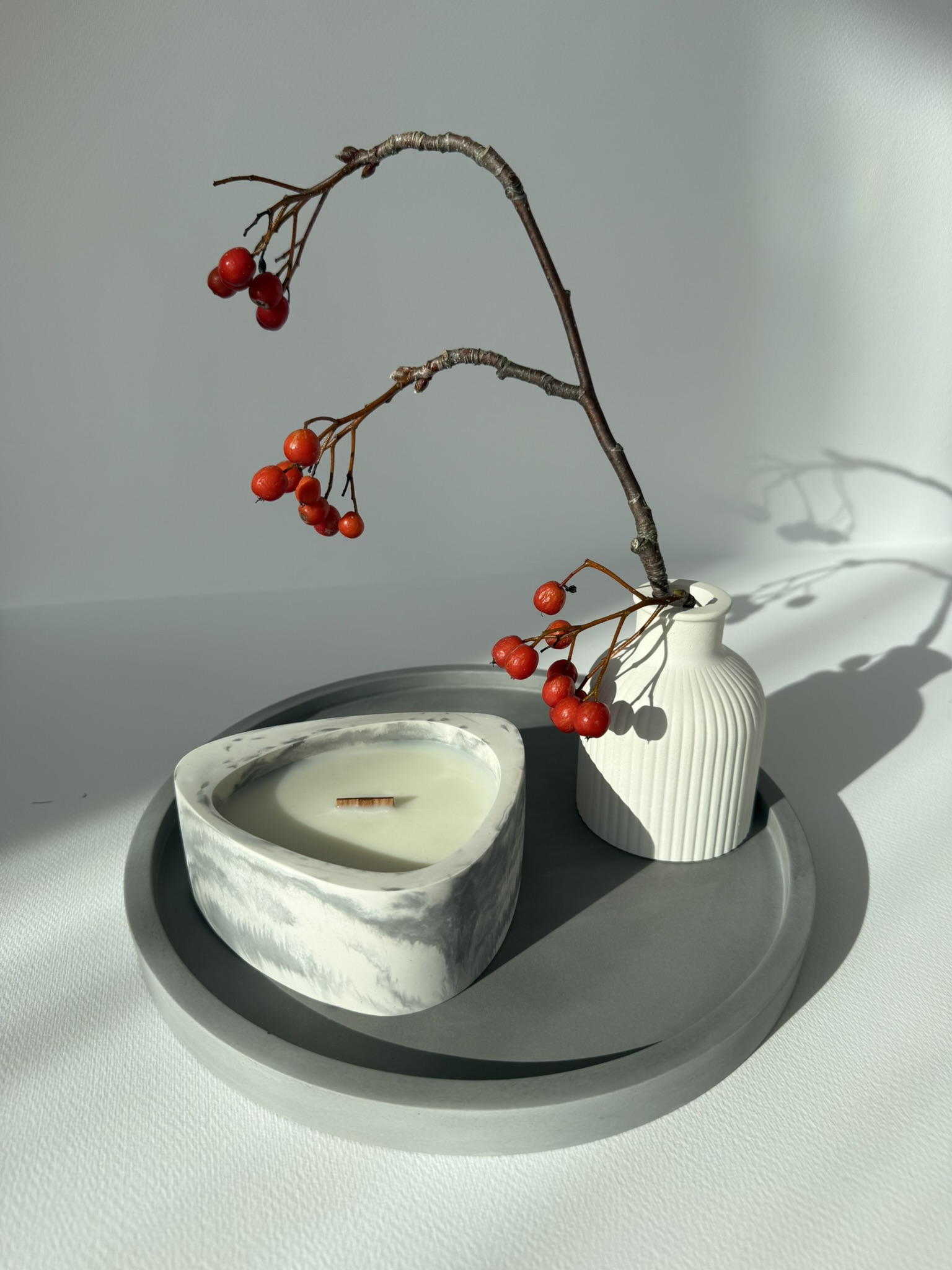 Didelio pilko padėklo rinkinys