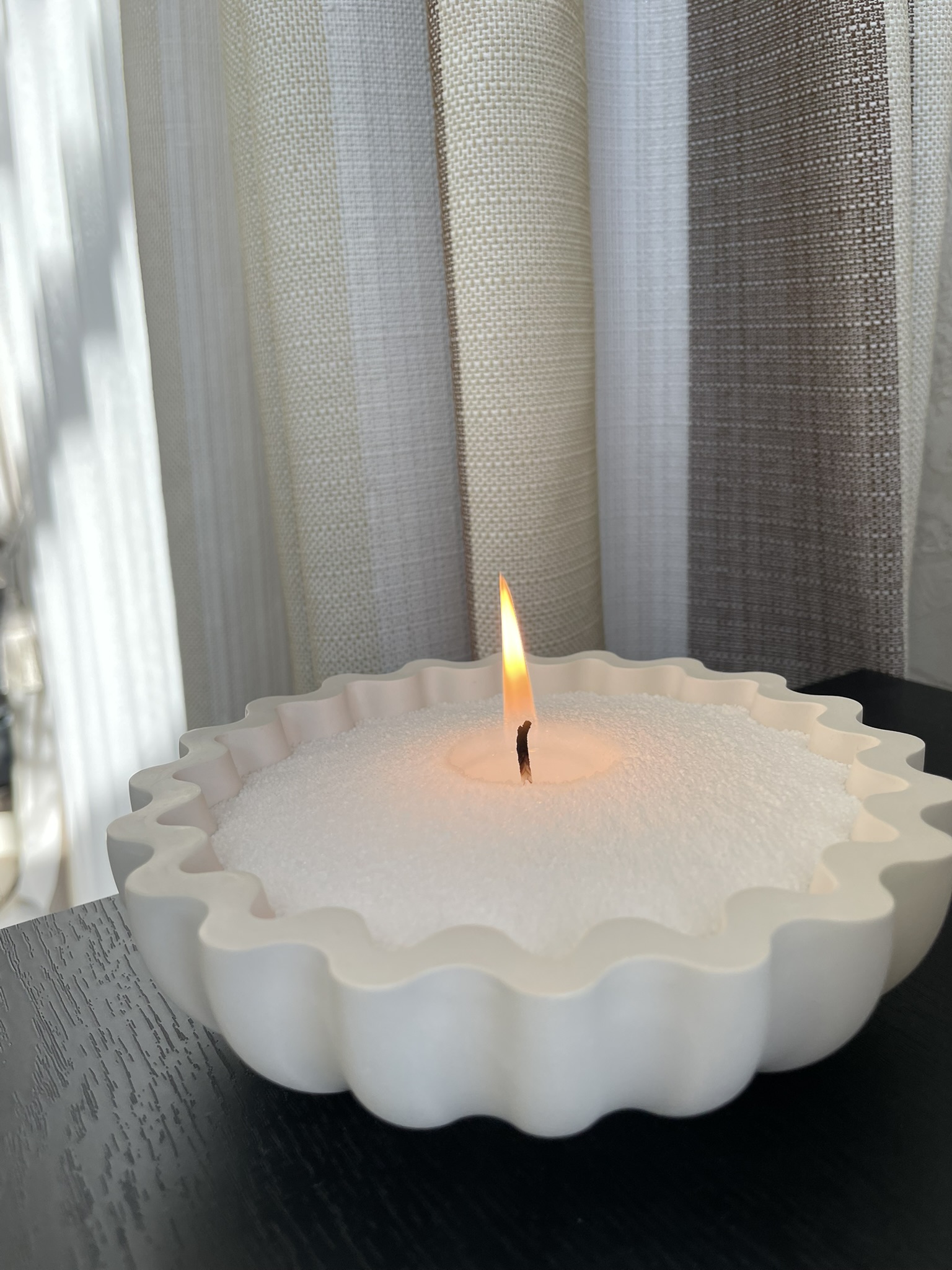 Smėlio vaško žvakė #1
