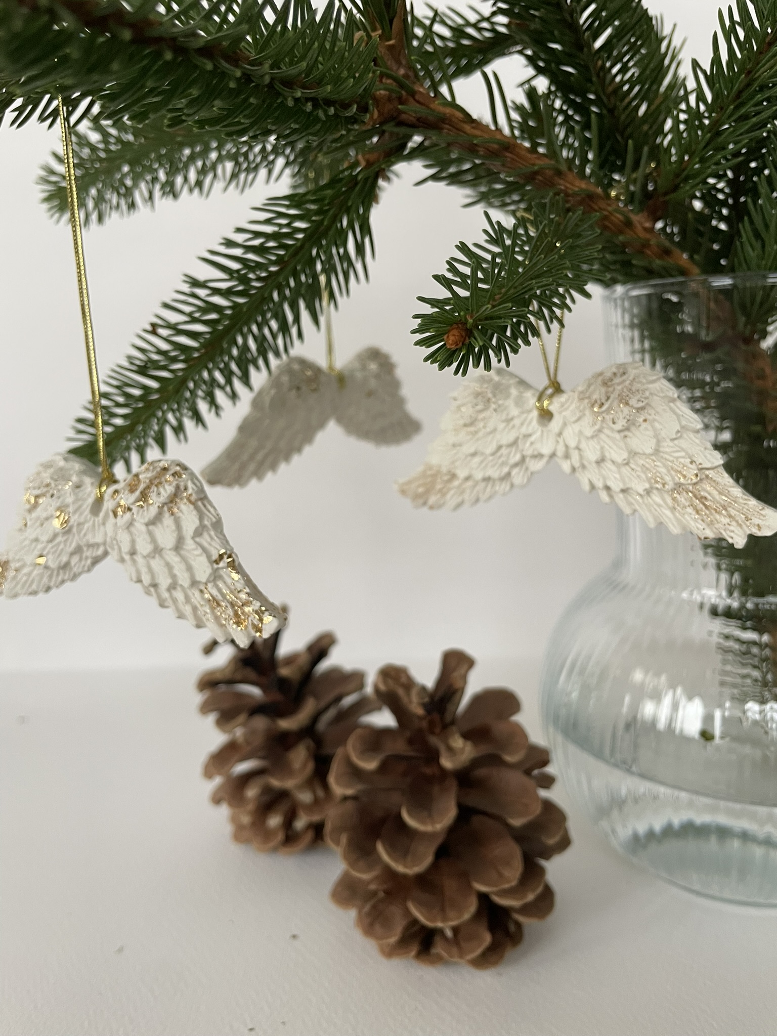 Eglės papuošimai Angelo sparnai (10 vnt.)