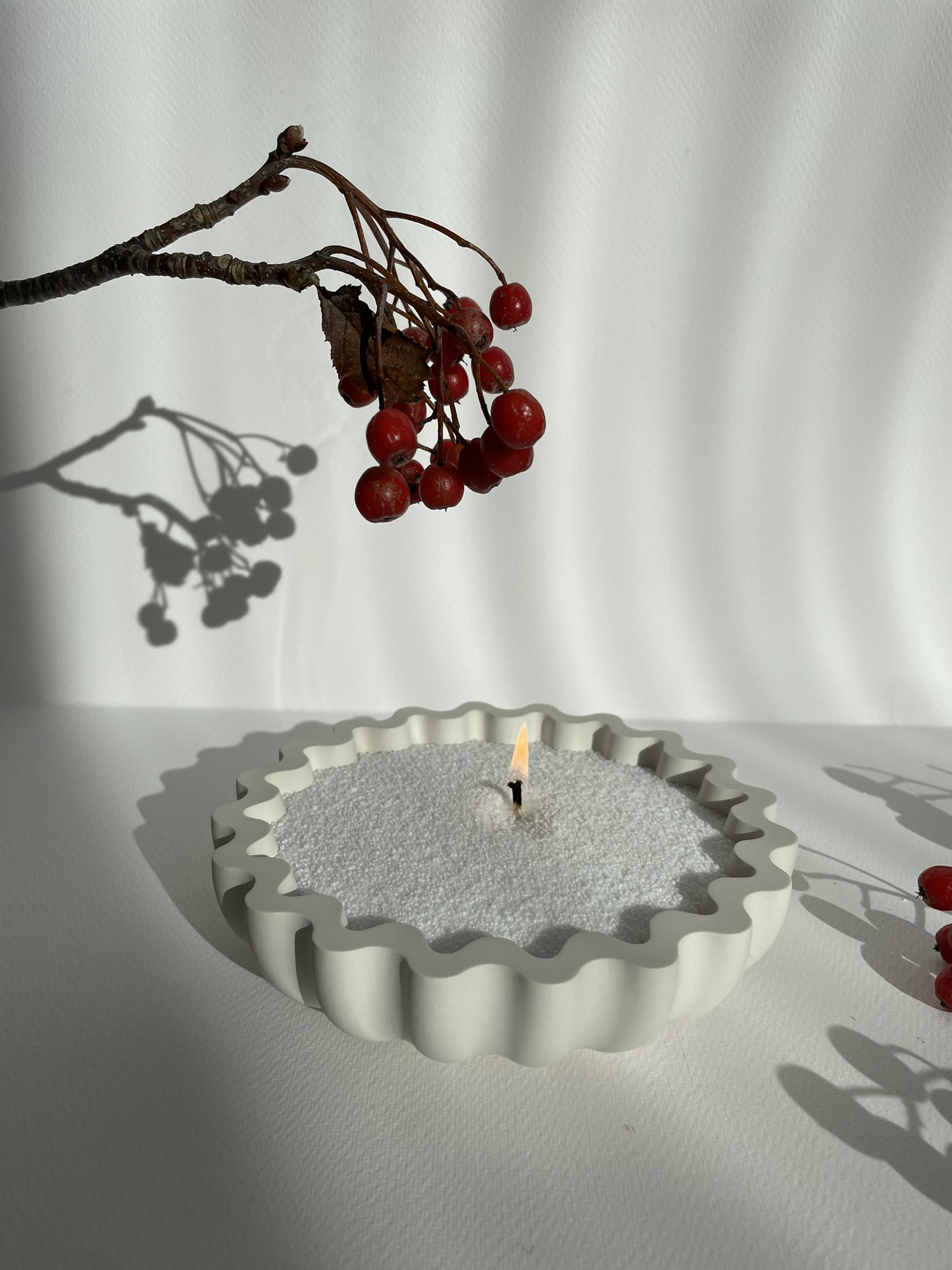 Smėlio vaško žvakė #1