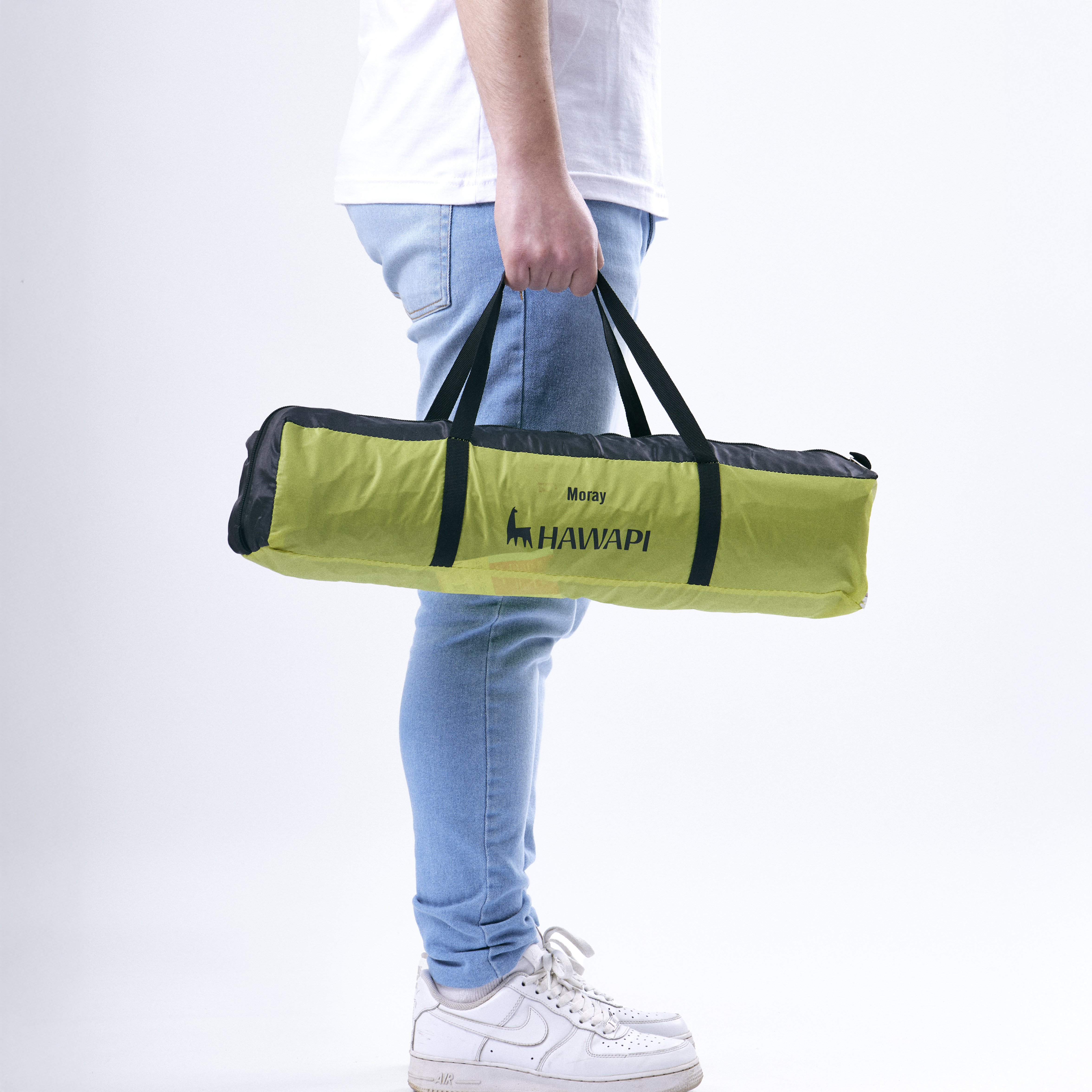 Barraca Ayllu 4p verde com tenda preta