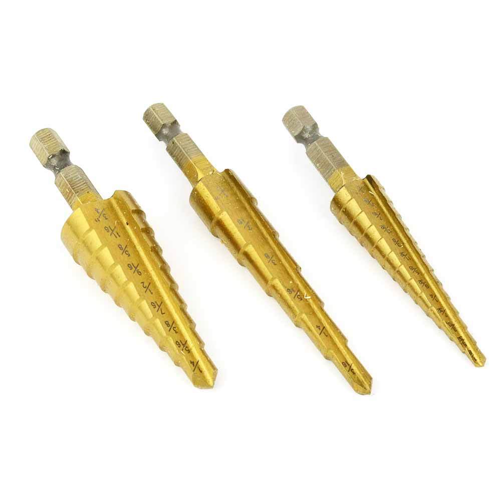 Step Drill Bit Set