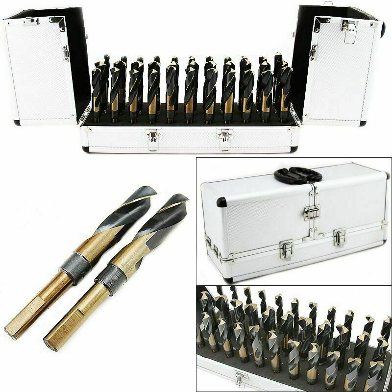 HSS Drill Bit Set with Metal Case
