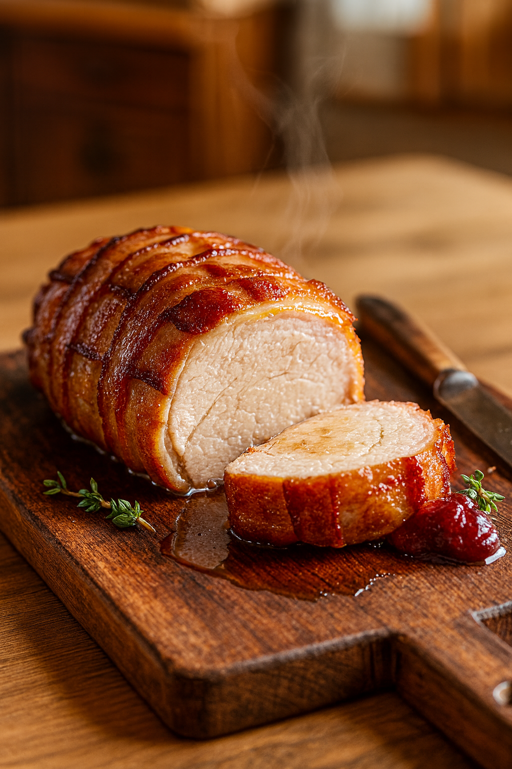 Bacon Wrapped Turkey Breast