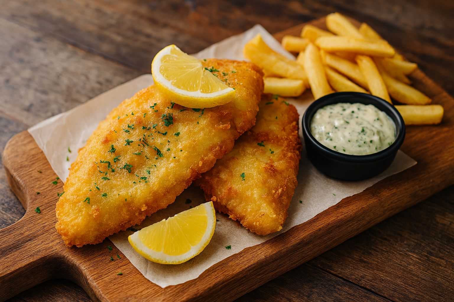 Large Battered Haddock