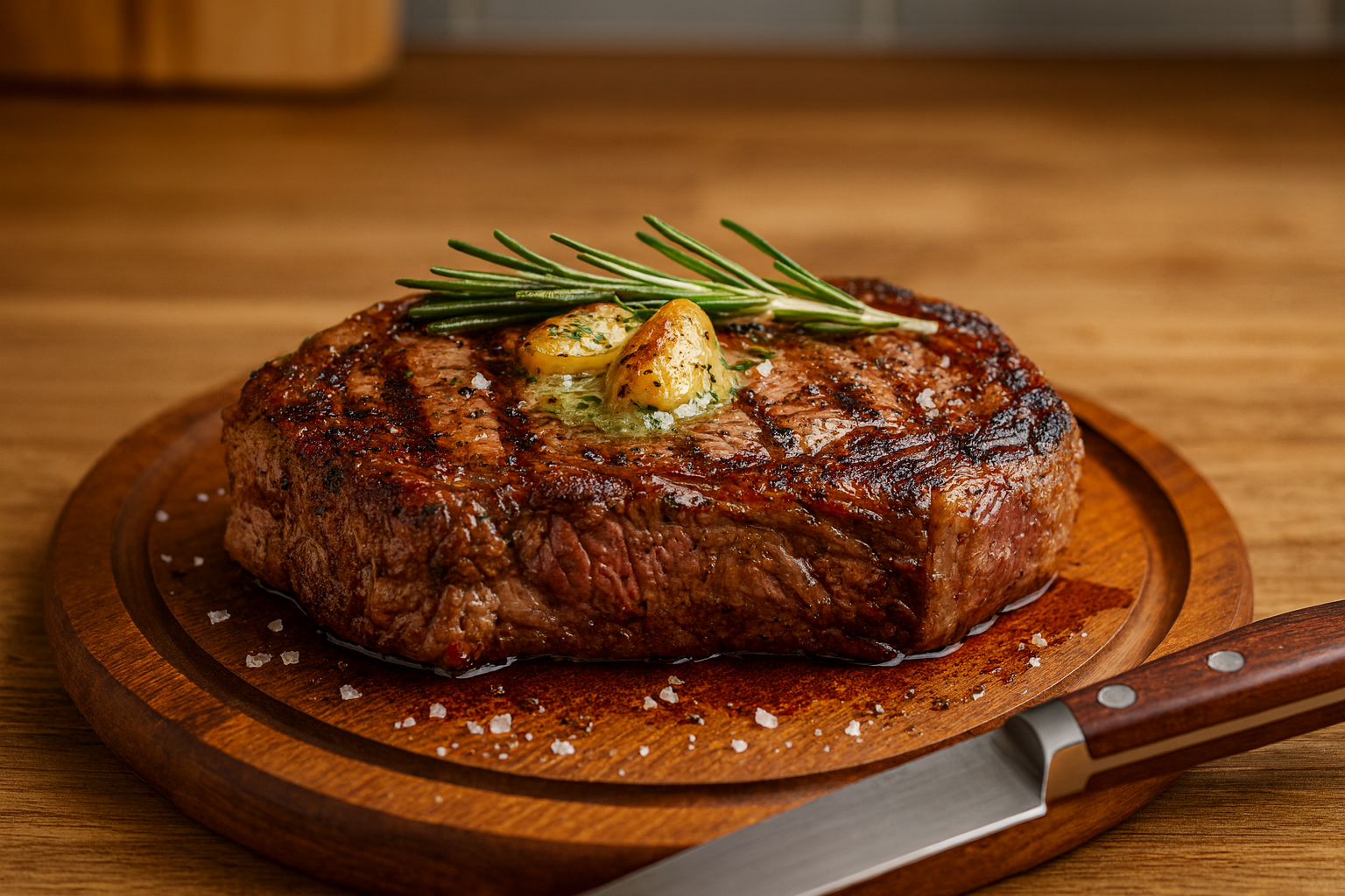 Ribeye Steak/ Cut from AAA Canadian beef 10 oz