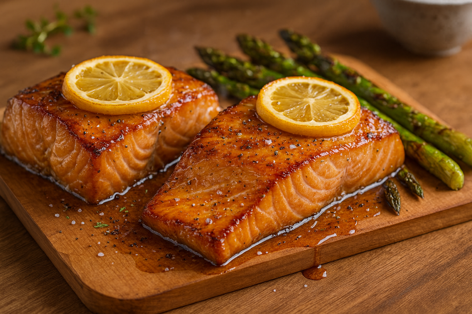 Cedar Planked Atlantic Salmon