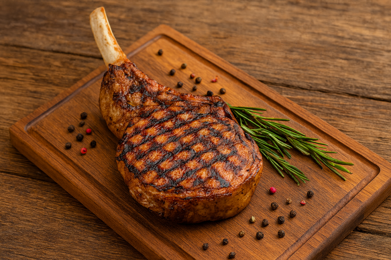 French Pork Loin Steak centre and rib