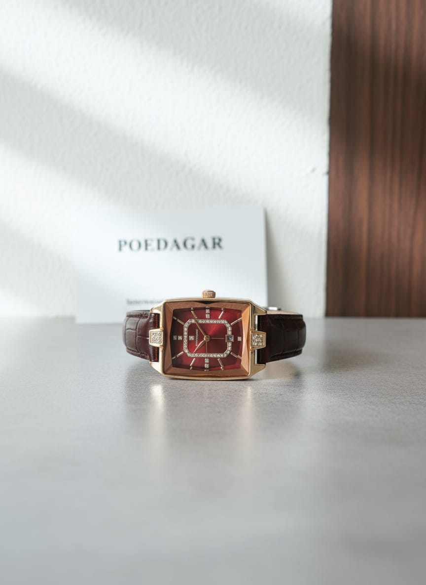 Poedagar ساعة نسائية فاخرة