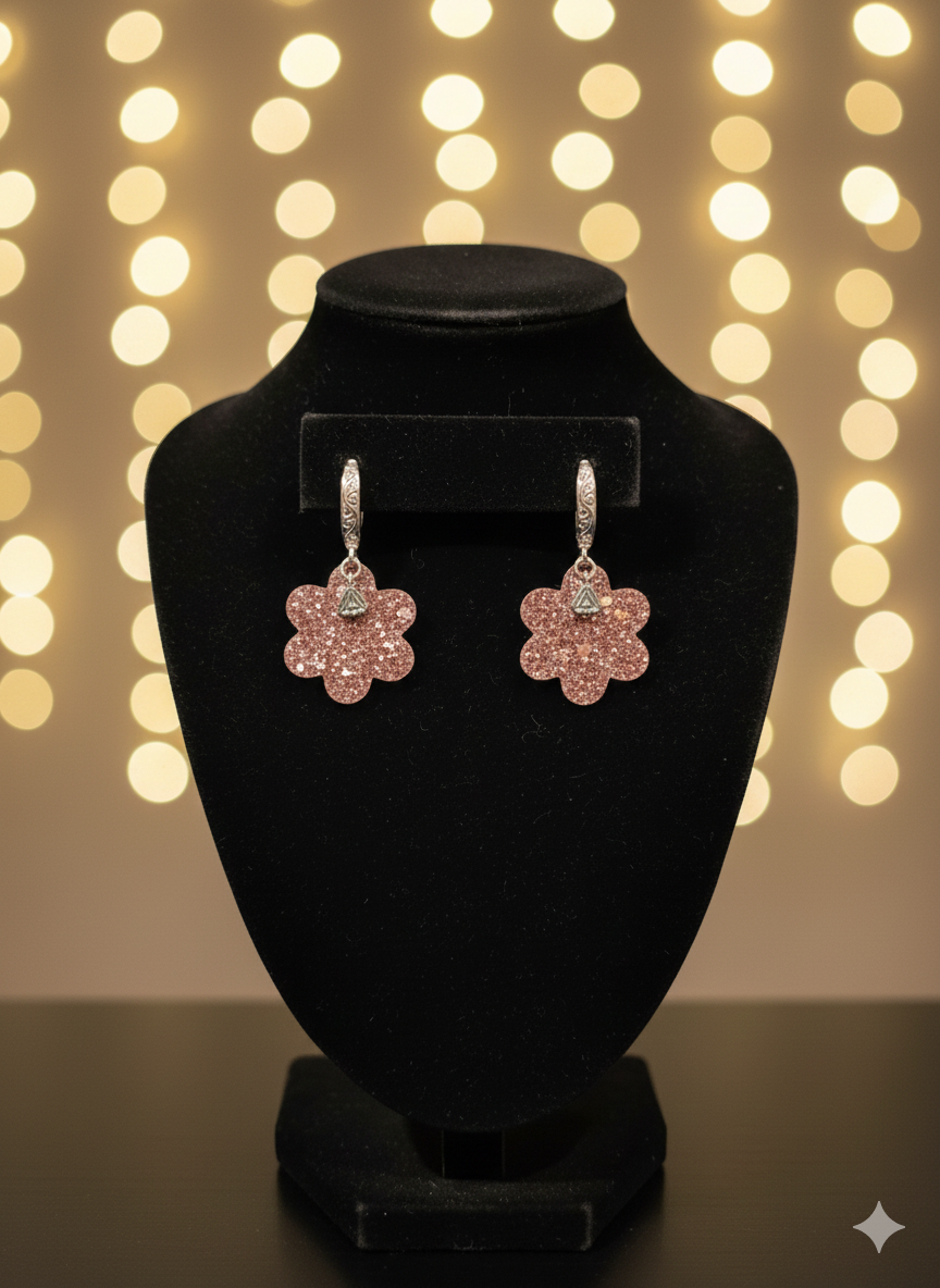 Boucles Daisy glitter
