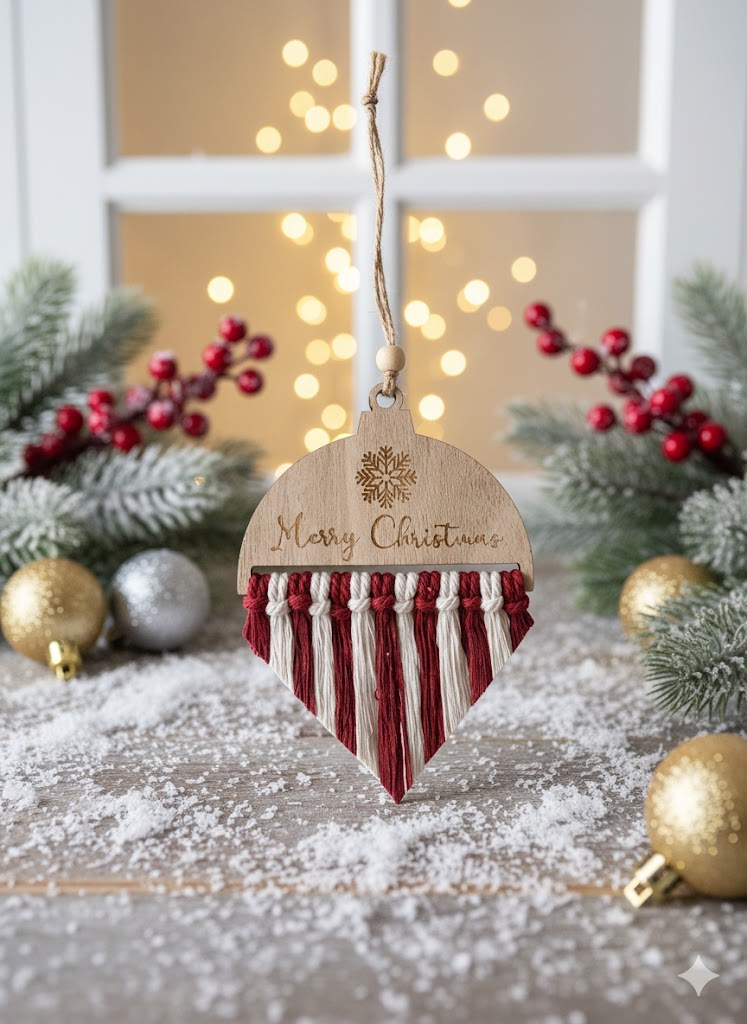 Décoration de Noël en bois