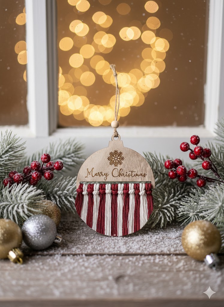 Décoration de Noël en bois