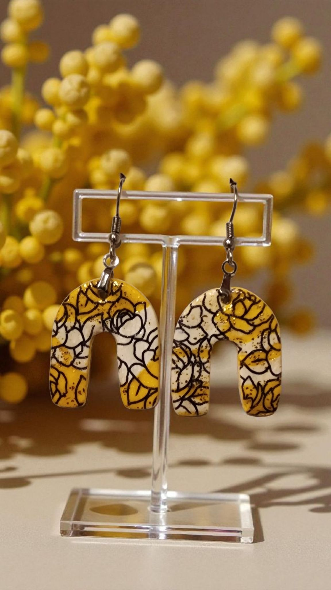 Boucles Arche solaire fleuri
