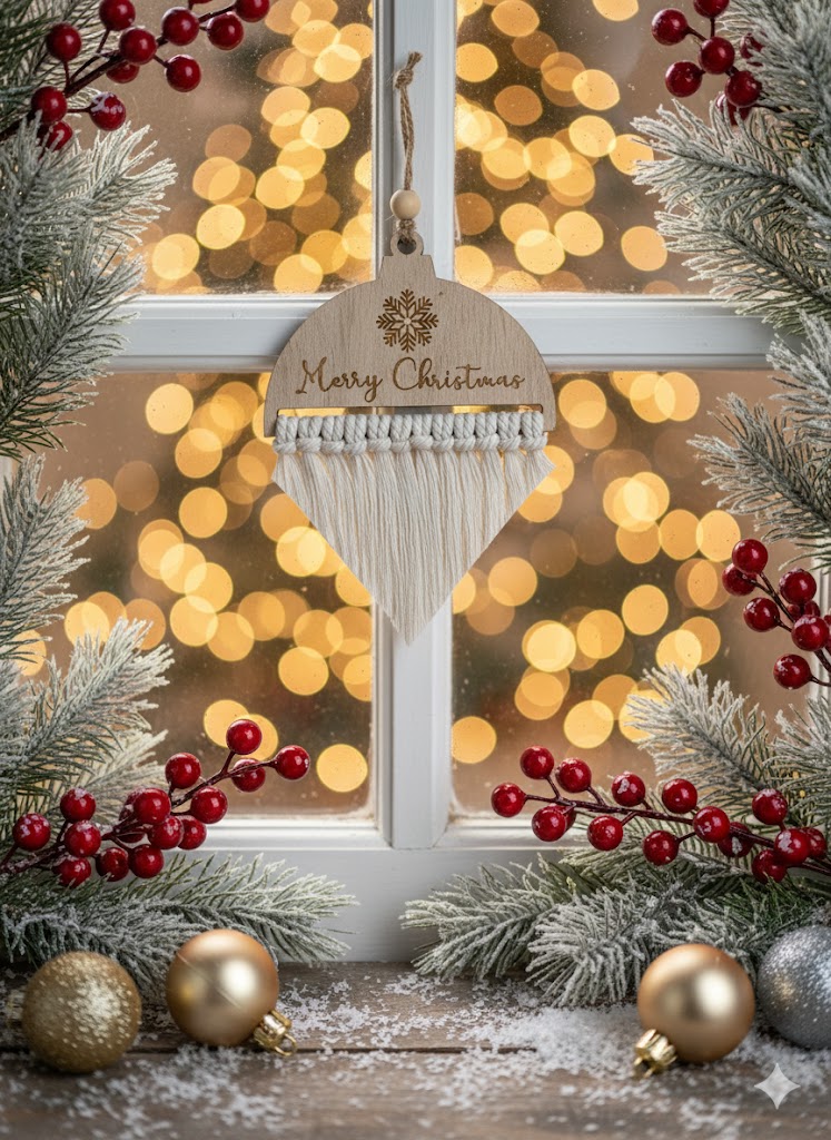 Décoration de Noël en bois