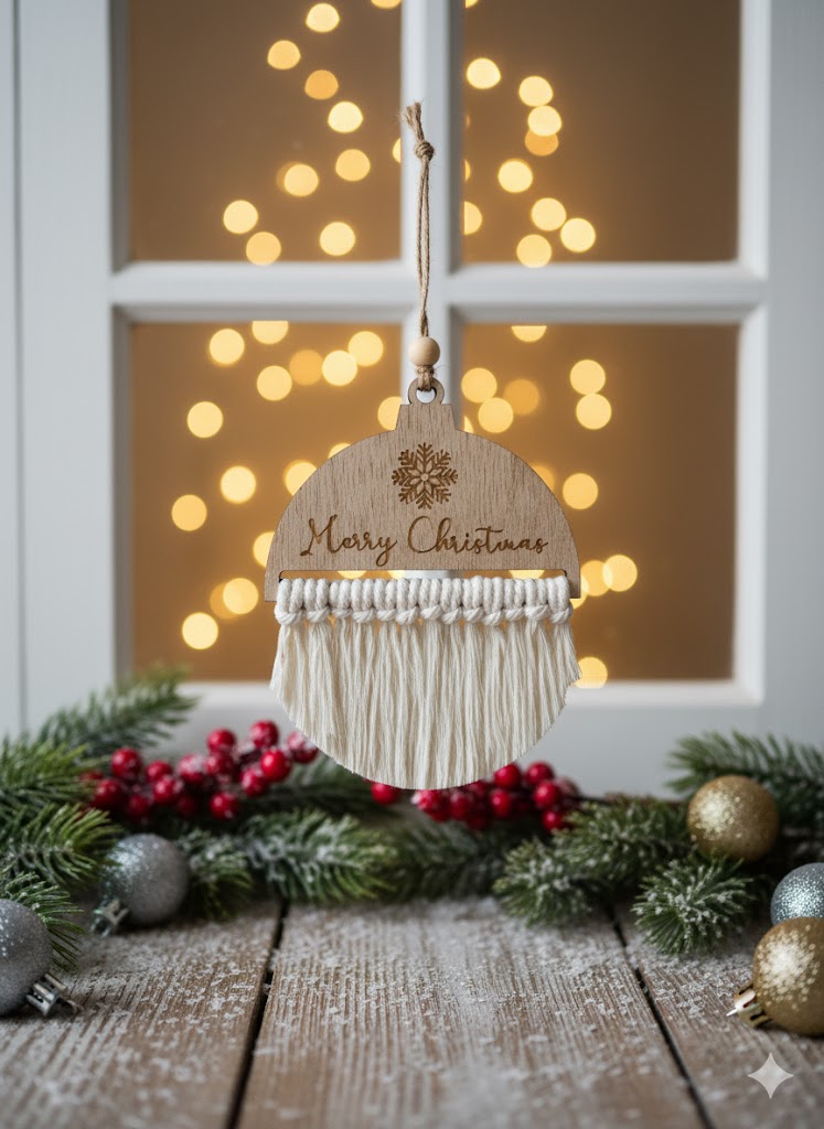 Décoration de Noël en bois