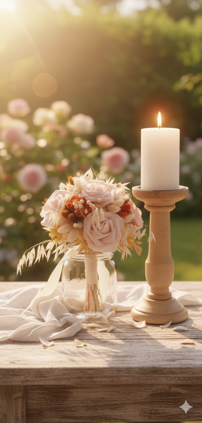 Bouquet de fleurs séchées