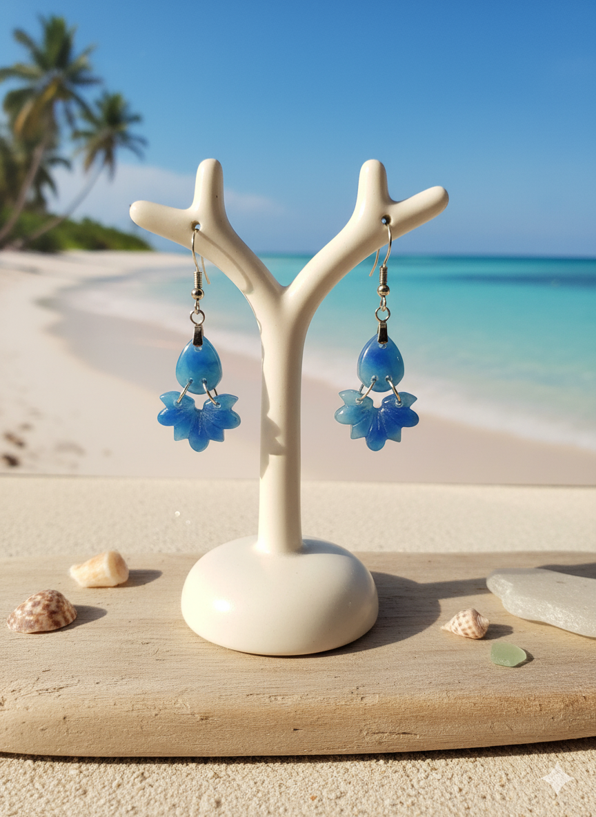 Boucles Fleur de lagon